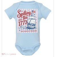 250 Years Of Freedom Spilling The Tea Since 1773 Baby Bodysuit thumb 0