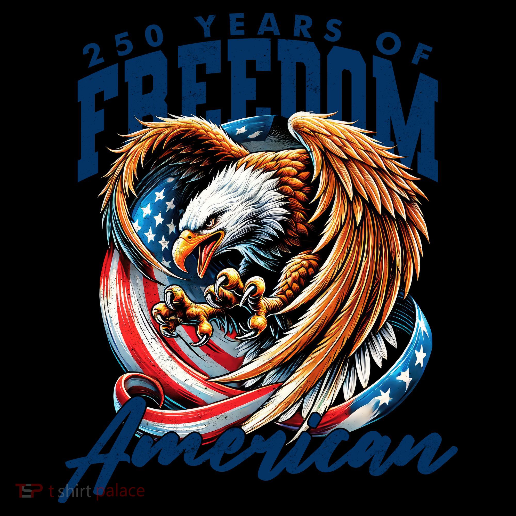 250 Years Of Freedom USA American Flag Eagle Coffee Mug