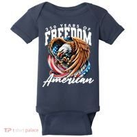 250 Years Of Freedom USA American Flag Eagle Baby Bodysuit thumb 0