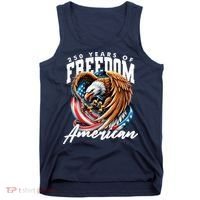 250 Years Of Freedom USA American Flag Eagle Tank Top thumb 0