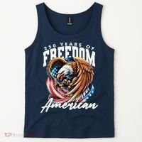 250 Years Of Freedom USA American Flag Eagle Tank Top thumb 2