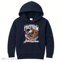 250 Years Of Freedom USA American Flag Eagle Kids Hoodie thumb 0