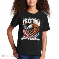 250 Years Of Freedom USA American Flag Eagle Kids T-Shirt thumb 2