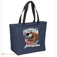 250 Years Of Freedom USA American Flag Eagle Tote Bag thumb 2