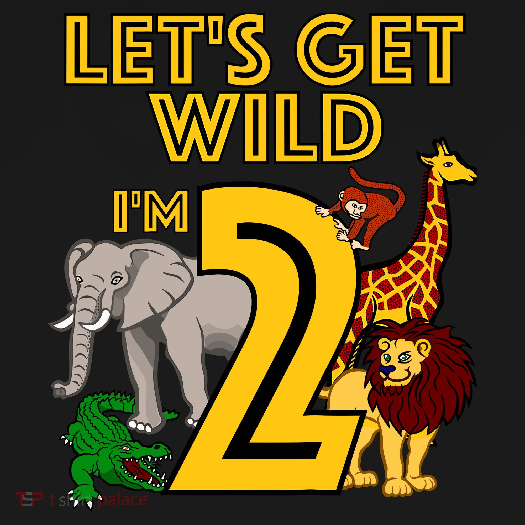 2 Year Old Zoo Birthday Safari Jungle Animal 2nd Gift Baby Bodysuit