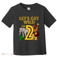 2 Year Old Zoo Birthday Safari Jungle Animal 2nd Gift Toddler T-Shirt thumb 0