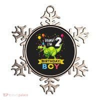2 Year Old 2nd Birthday Boy T Rex Dinosaur T Ornament thumb 0