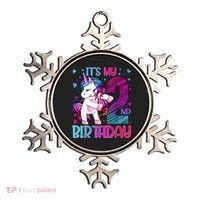 2 Years Old Unicorn Flossing 2nd Birthday Unicorn Party Ornament thumb 0