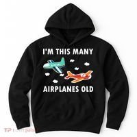 2 Years Old Airplanes Old 2nd Birthday Hoodie thumb 0