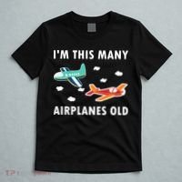 2 Years Old Airplanes Old 2nd Birthday T-Shirt thumb 5