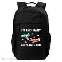 2 Years Old Airplanes Old 2nd Birthday Backpack thumb 0