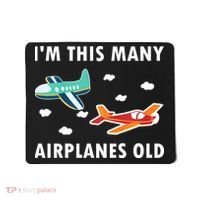2 Years Old Airplanes Old 2nd Birthday Mousepad thumb 0