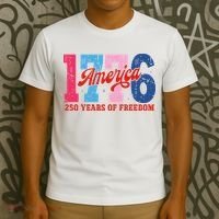 250 Years Of Freedom 1776-2026 250th Anniversary T-Shirt thumb 3