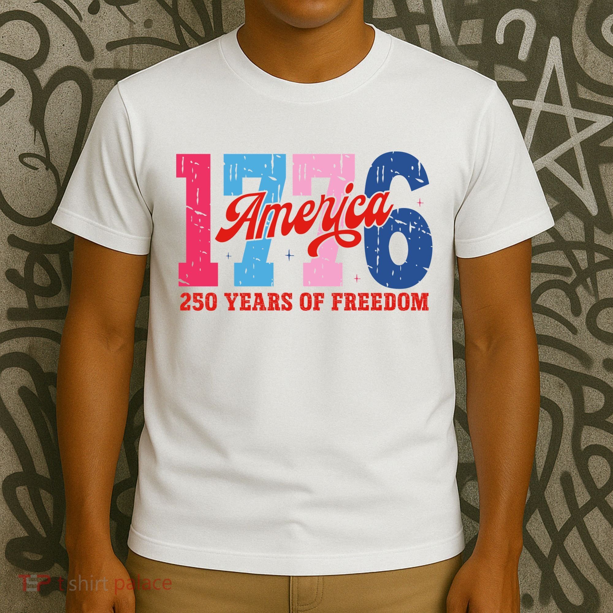 250 Years Of Freedom 1776-2026 250th Anniversary T-Shirt