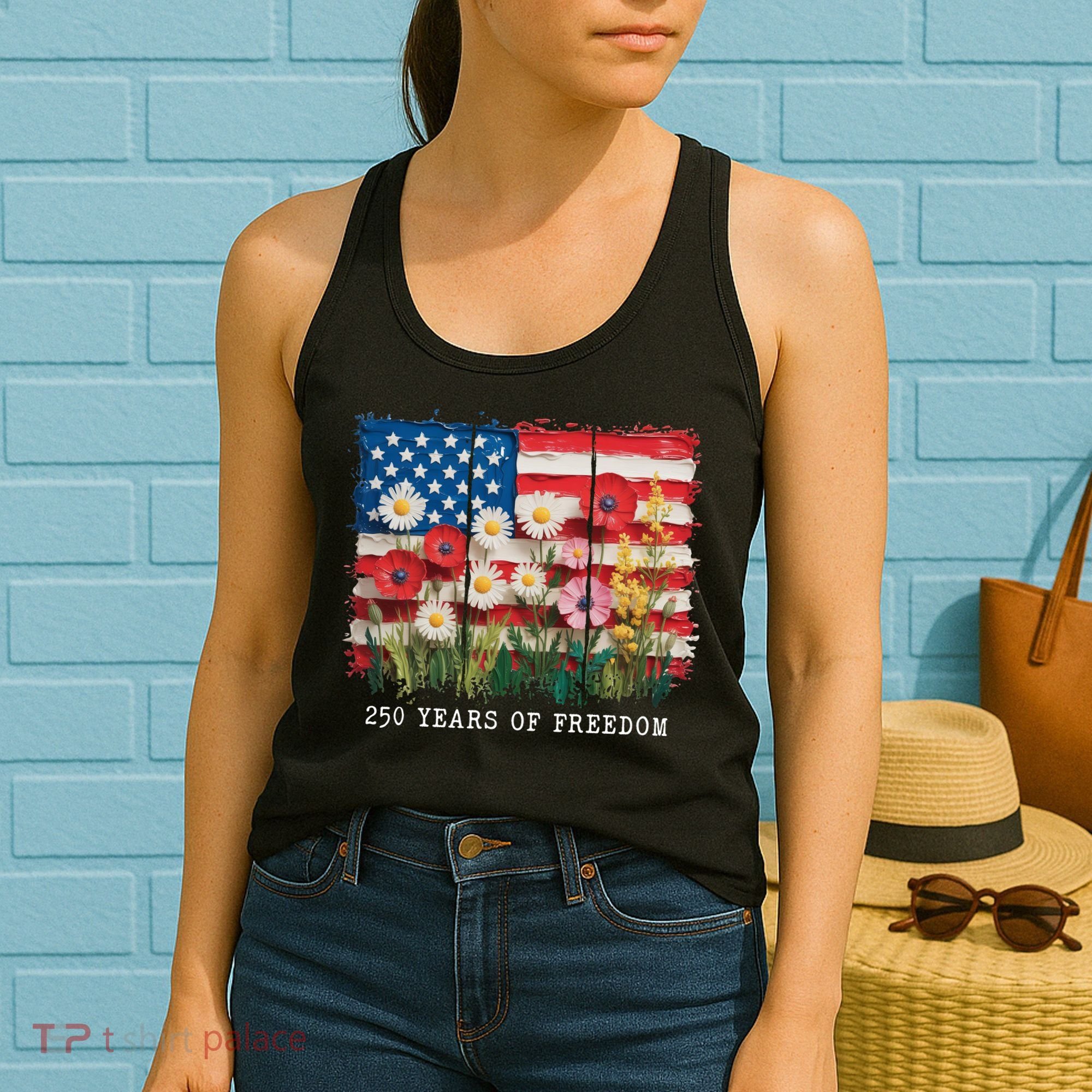 250 Years Of Freedom 4th Of July Women's Tank Top