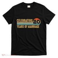 20 Years of Marriage Married Couple 20th Wedding Anniversary T-Shirt thumb 0