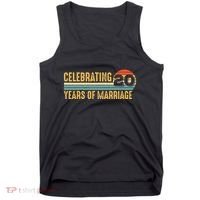 20 Years of Marriage Married Couple 20th Wedding Anniversary Tank Top thumb 0