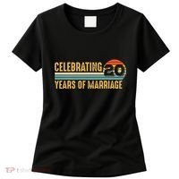 20 Years of Marriage Married Couple 20th Wedding Anniversary Women's T-Shirt thumb 0