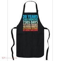 20 Years Of Being Awesome 20th Birthday Time Breakdown Apron thumb 0