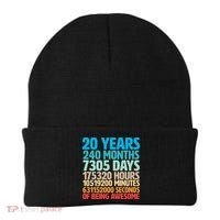 20 Years Of Being Awesome 20th Birthday Time Breakdown Beanie thumb 0