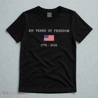 250 Years Of Freedom 1776-2026 USA America Flag T-Shirt thumb 5