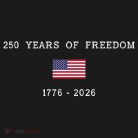 250 Years Of Freedom 1776-2026 USA America Flag T-Shirt thumb 7