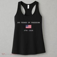 250 Years Of Freedom 1776-2026 USA America Flag Women's Tank Top thumb 3