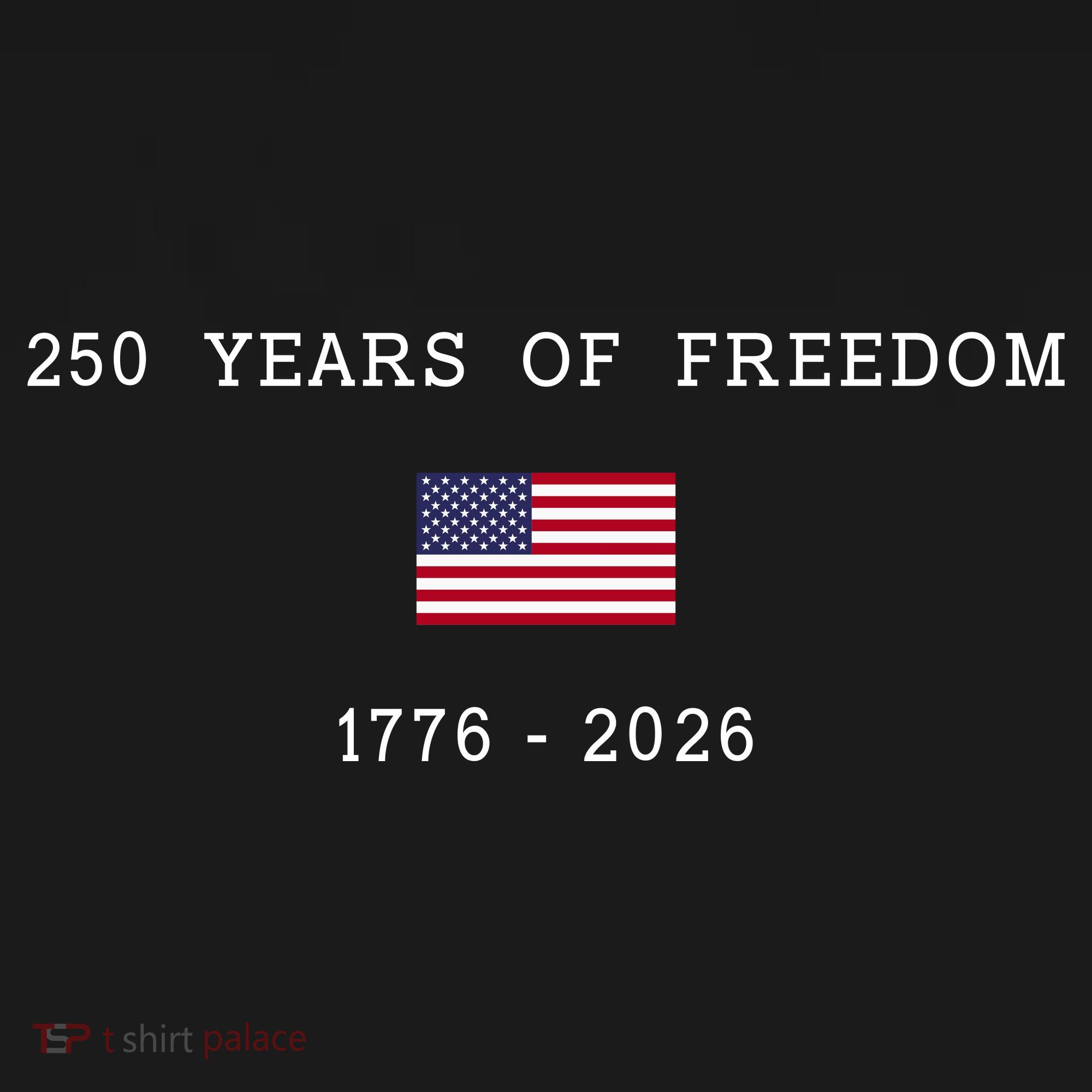 250 Years Of Freedom 1776-2026 USA America Flag Women's Tank Top