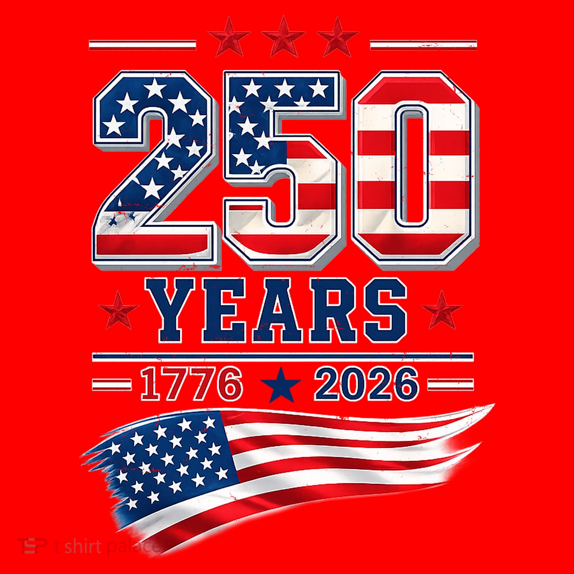 250 Years Of America 1776-2026 Patriotic Celebration Santa Hat