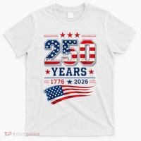 250 Years Of America 1776-2026 Patriotic Celebration T-Shirt thumb 0