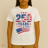 250 Years Of America 1776-2026 Patriotic Celebration T-Shirt thumb 4
