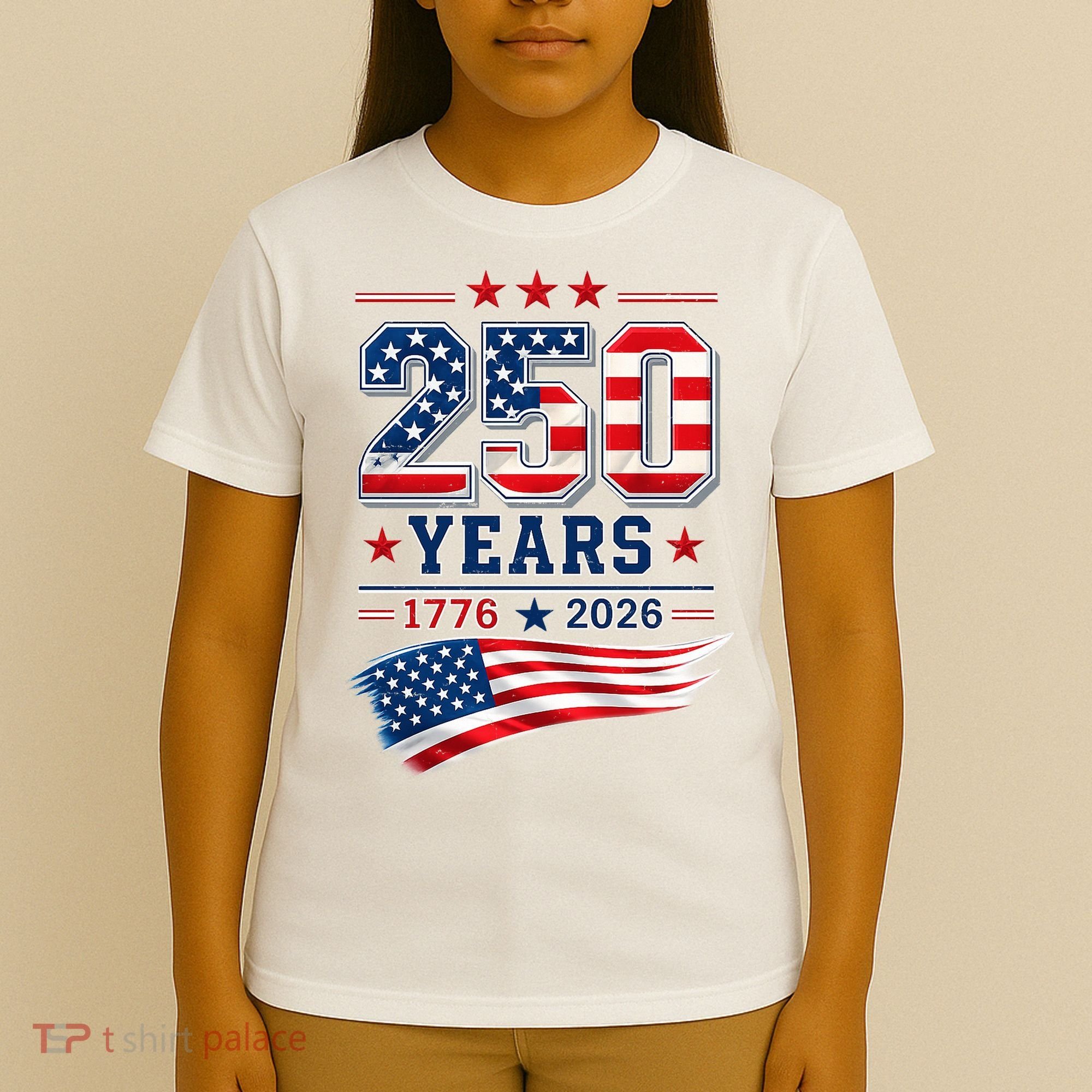 250 Years Of America 1776-2026 Patriotic Celebration T-Shirt