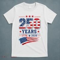 250 Years Of America 1776-2026 Patriotic Celebration T-Shirt thumb 5