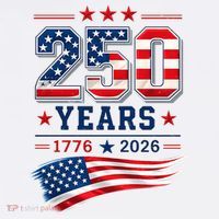 250 Years Of America 1776-2026 Patriotic Celebration Women's Tank Top thumb 5