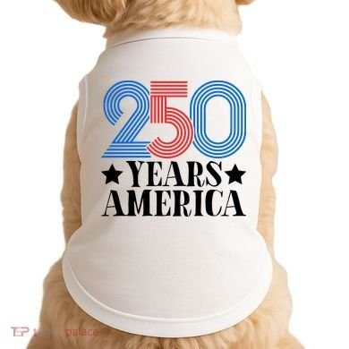 250 Years Of America Doggie Tank