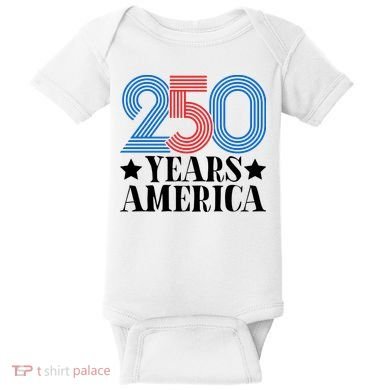 250 Years Of America Baby Bodysuit