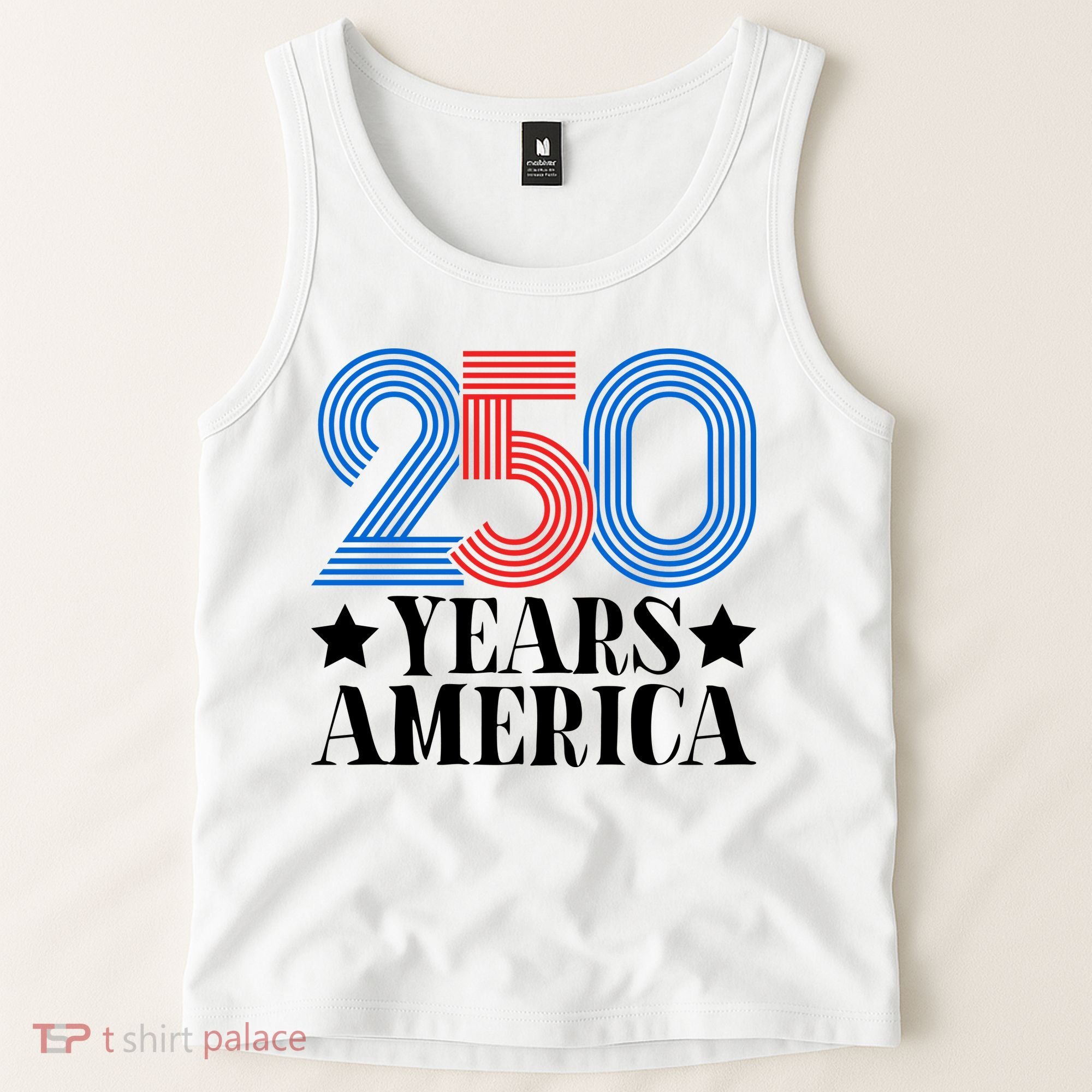 250 Years Of America Tank Top