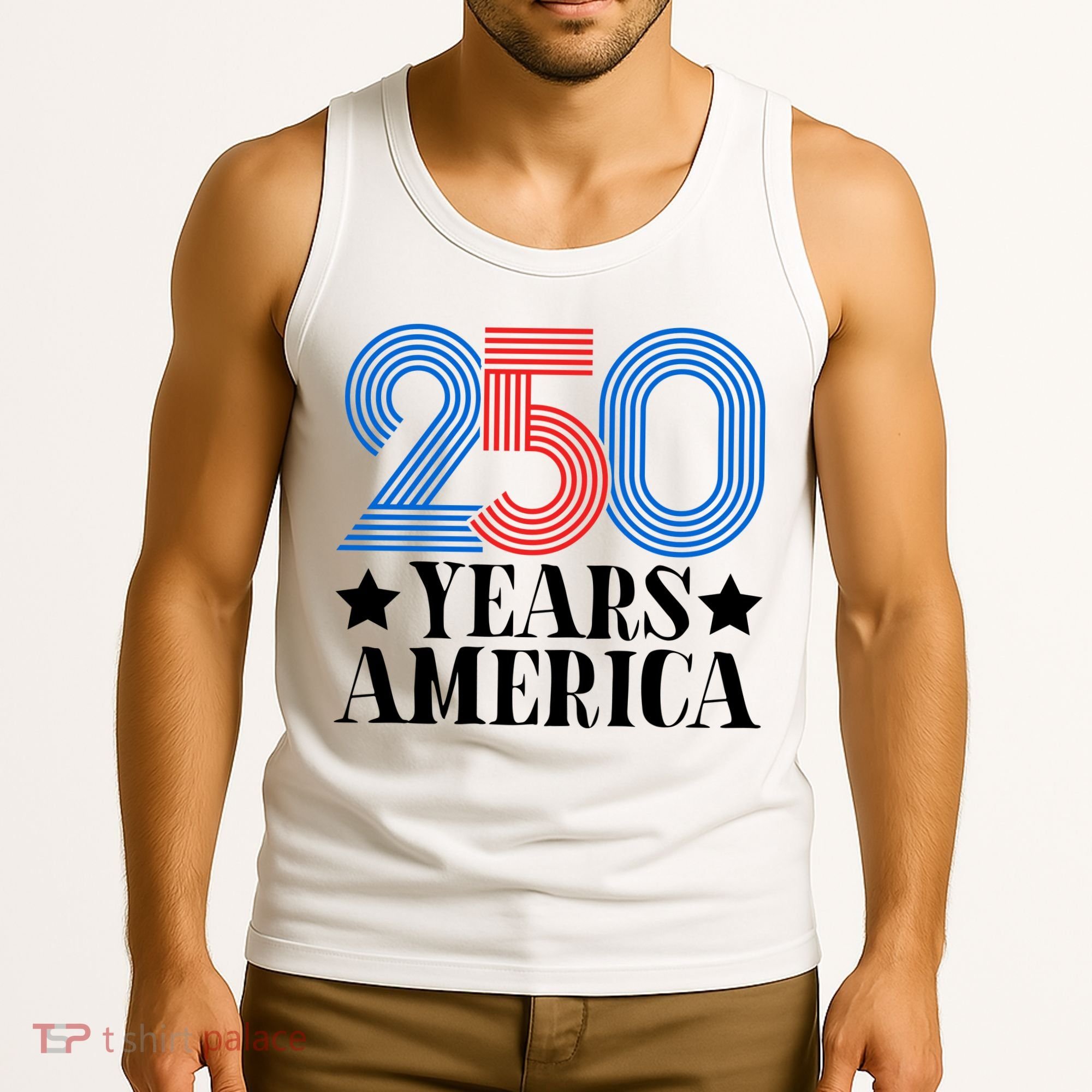 250 Years Of America Tank Top