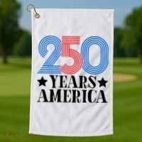250 Years Of America Golf Towel thumb 1