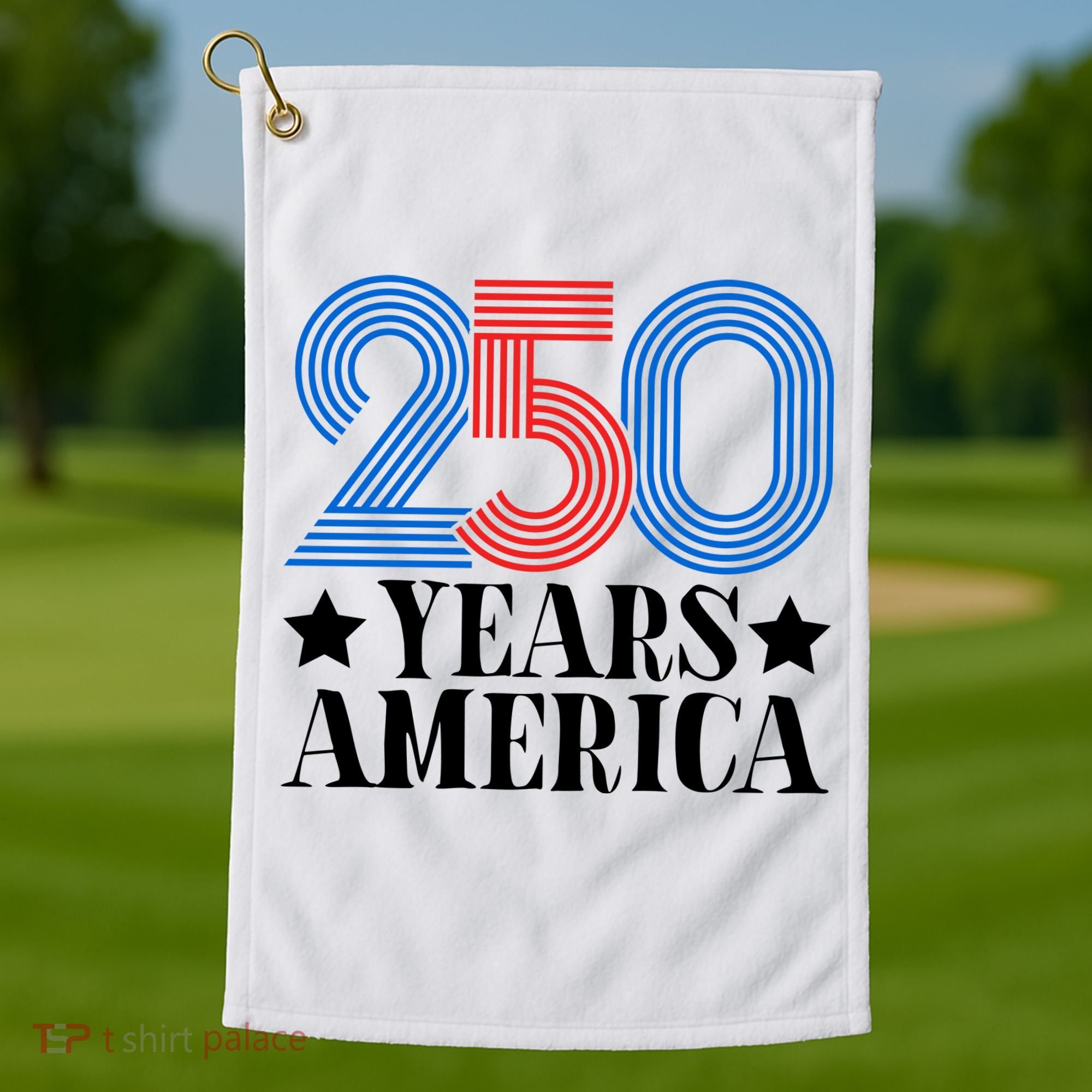 250 Years Of America Golf Towel