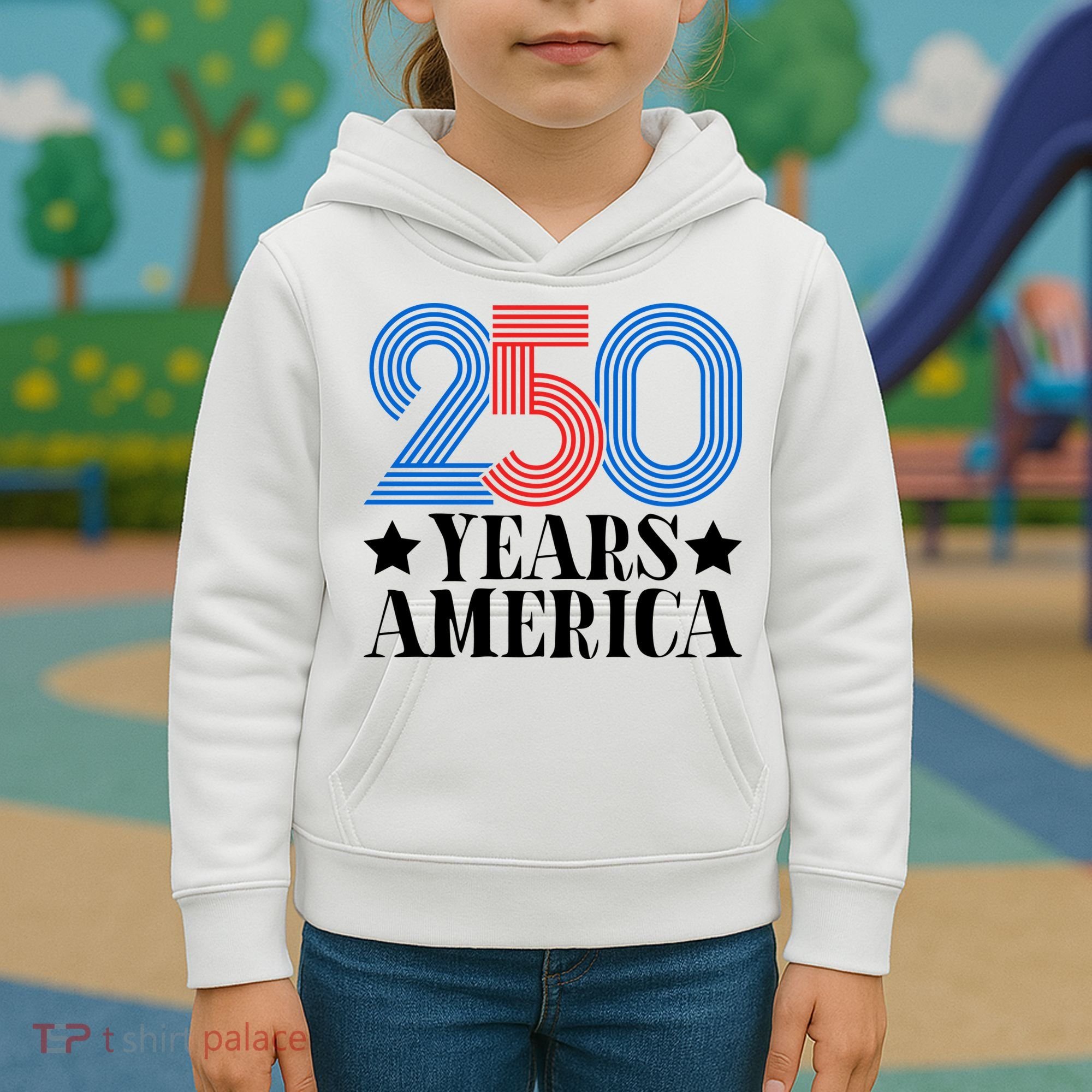 250 Years Of America Kids Hoodie