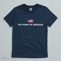 250 Years Of Freedom America USA Anniversary T-Shirt thumb 5
