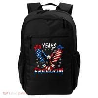 250  Years Of Freedom Painted American Flag Eagle Backpack thumb 0
