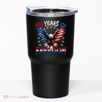 250  Years Of Freedom Painted American Flag Eagle Tumbler thumb 0