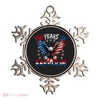 250  Years Of Freedom Painted American Flag Eagle Ornament thumb 0