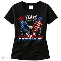 250  Years Of Freedom Painted American Flag Eagle Women's T-Shirt thumb 0