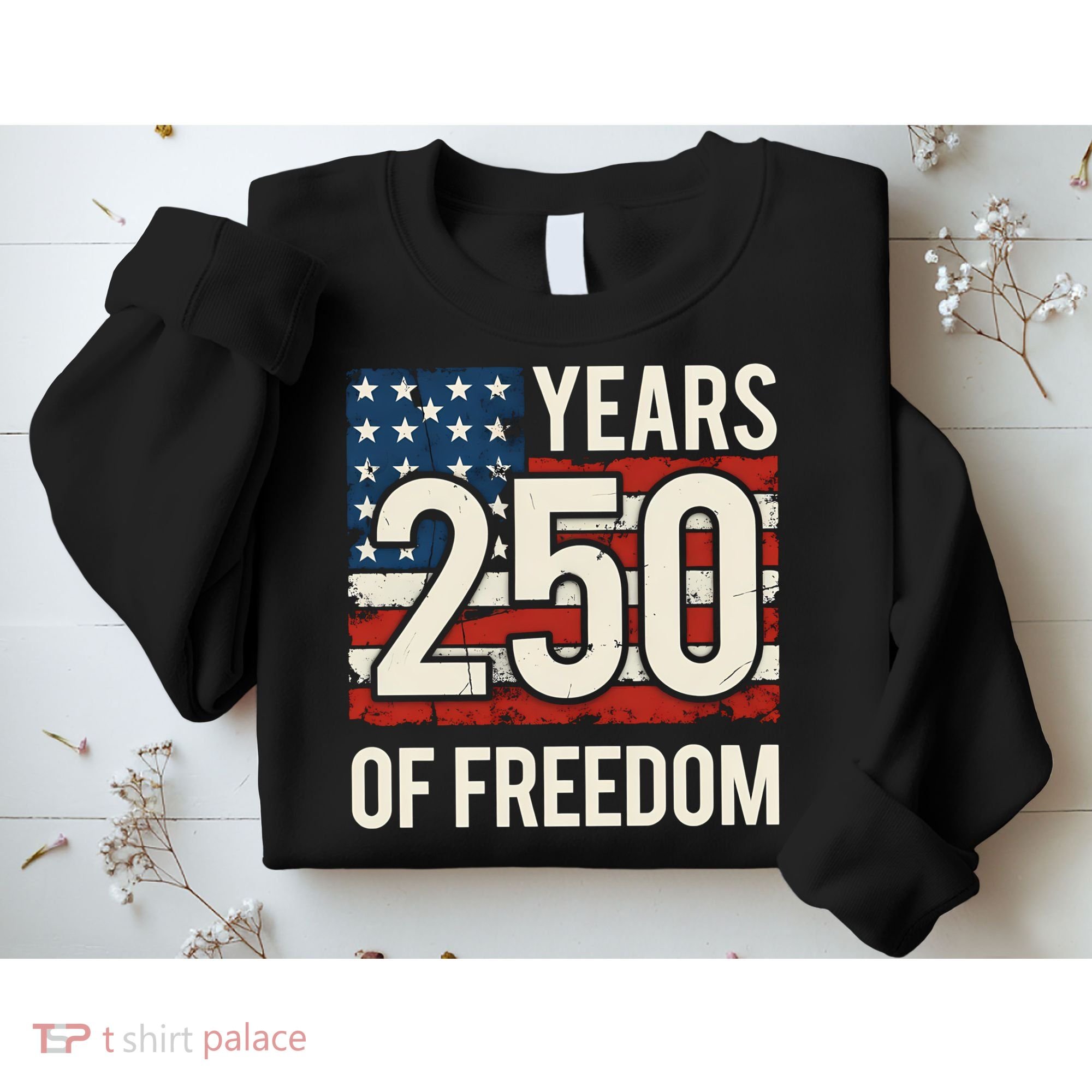 250 Years Of Freedom America 250th Birthday Sweatshirt