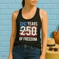 250 Years Of Freedom America 250th Birthday Women's Tank Top thumb 2