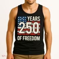 250 Years Of Freedom America 250th Birthday Tank Top thumb 3