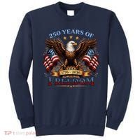 250 Years Of Freedom Eagle 1776 2026 America USA Anniversary  Sweatshirt thumb 0